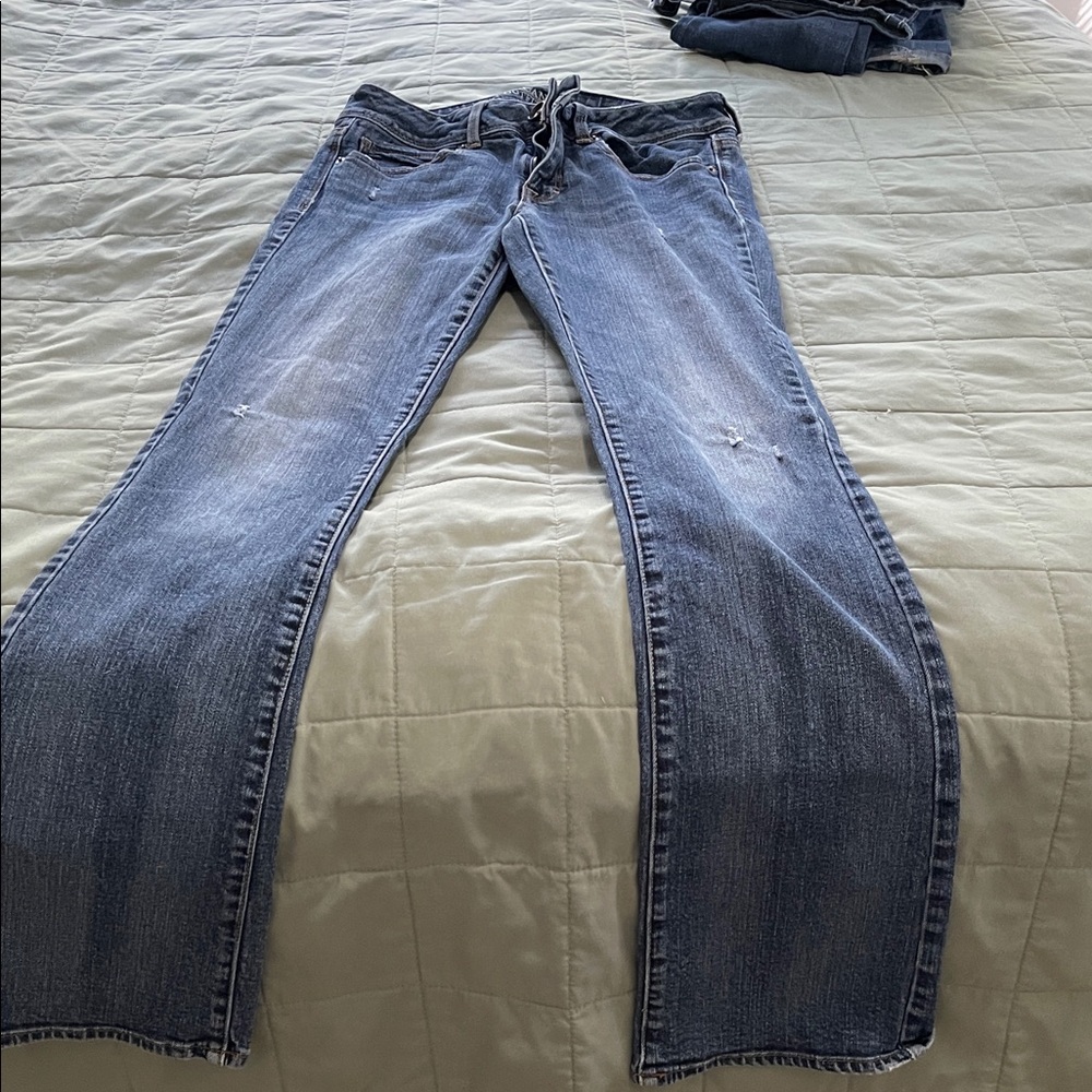 American Eagle Outfitters Blue Boot Cut Jeans